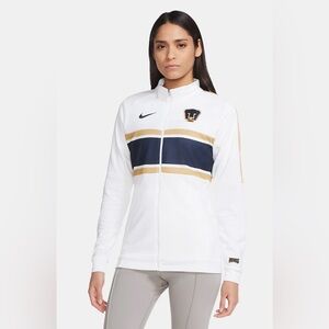 Nike Pumas UNAM Track Anthem Jacket White Blue Gold size large